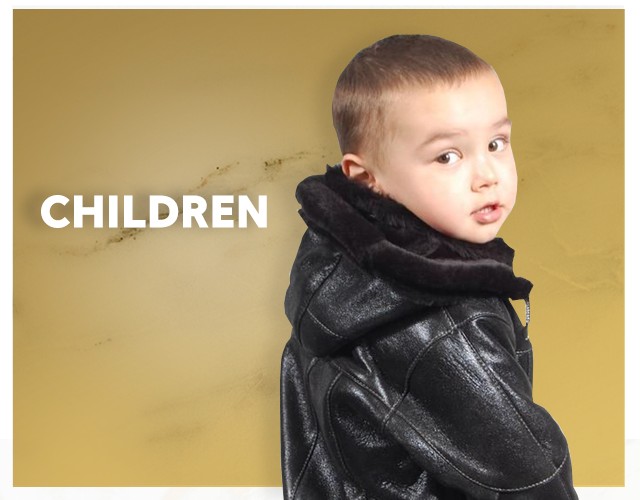 Leather clothes for children