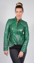AA4 -  Green Biker Adjustable Length Jacket