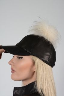 Дамска шапка  HAT01-PONPON