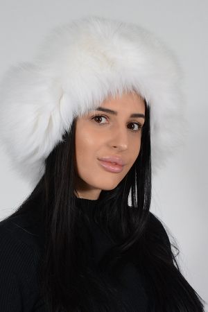 HAT04 -  Ladies hat lambskin and fox