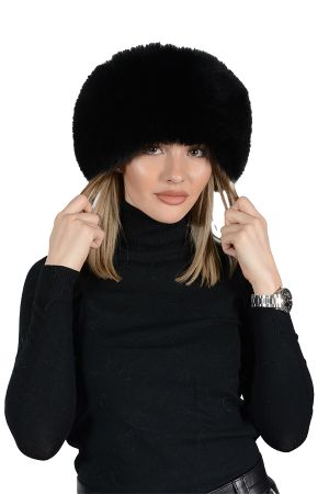 HAT32P -  Ladies hat lambskin and fox