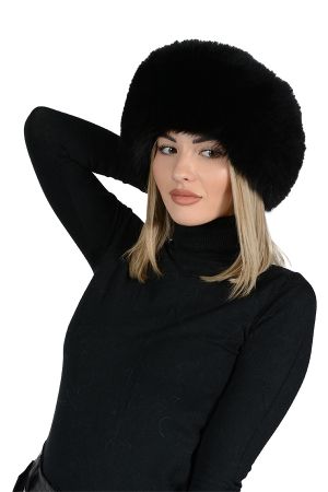 HAT32P -  Ladies hat lambskin and fox