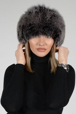 HAT32P -  Ladies hat lambskin and fox