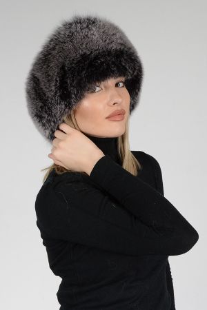 HAT32P -  Ladies hat lambskin and fox