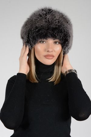 HAT32P -  Ladies hat lambskin and fox