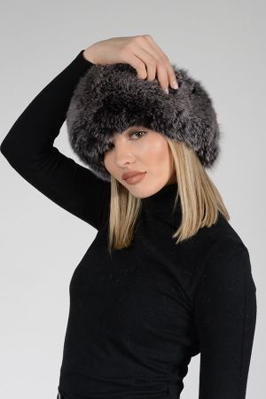 HAT32P -  Ladies hat lambskin and fox