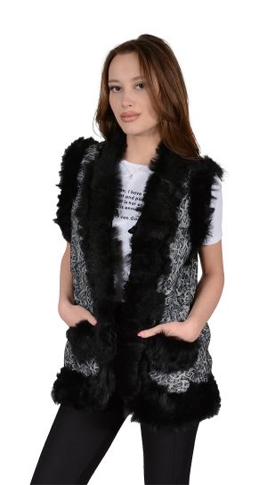 Ladies' vest lambskin