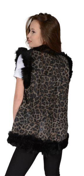 Ladies' vest lambskin