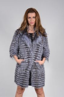 MANTO90 Nora Fox Knitted Coat