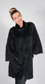 Keith Mink Knitted Coat 