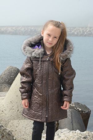 GOAT-GIRL -  CHILD'S FUR LAMBLE LEATHER