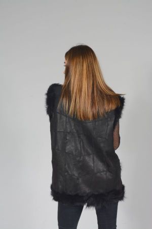 Ladies' vest lambskin