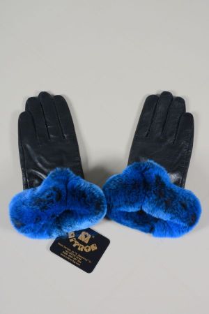 LADY2 - WOMEN'S GLOVES Lambskin and chinchilla